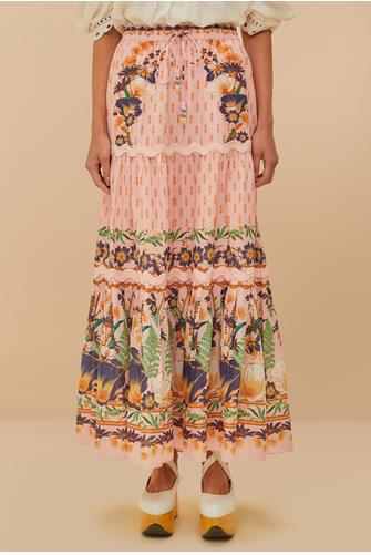 Dream Garden Pink Maxi Skirt DREAM GARDEN PINK