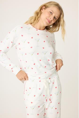 Happy Hour Martini Long Sleeve Ivory