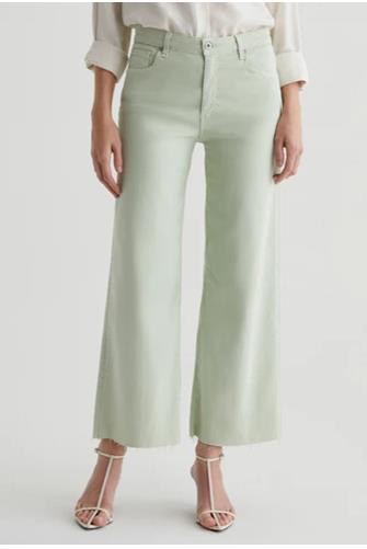 Saige Crop Wide Leg In Pistachio PISTACHIO