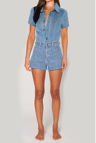 Sailor Romper Lily Blue MID BLUE