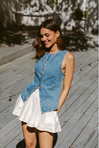 Aimee Vest INDIGO