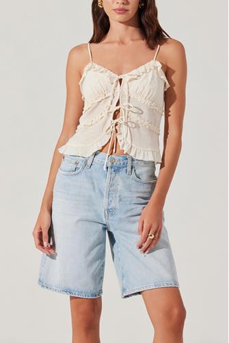 Islah Flirty Top CREAM