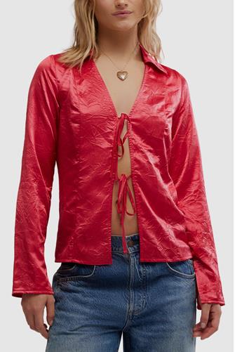 Star Eyes Top RETRO RED
