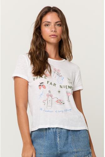 Sweetness of Doing Nothing Tee WHITE