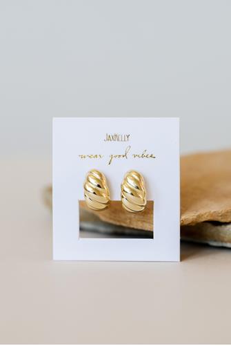 Swirl Hoop Earring GOLD