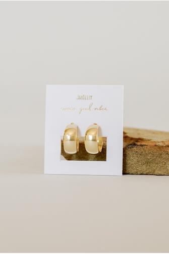 Wide Hoop Earring GOLD