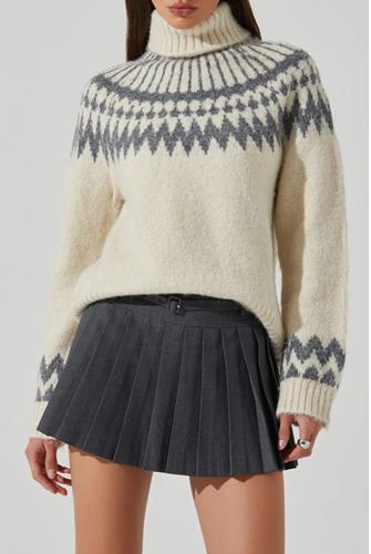 Leka Sweater CREAM GREY