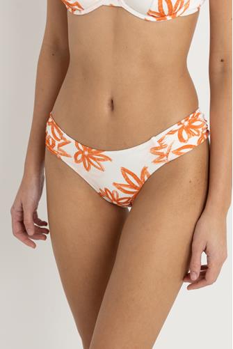Sanctuary Floral Soft Side Holiday Pant WHITE