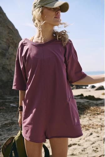 Hot Shot Tee Romper CLOVE
