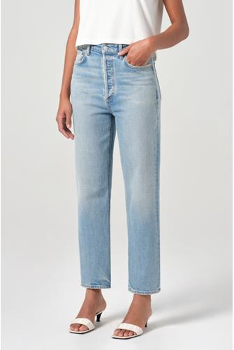 90s Pinch Waist Crop In Ripple RIPPLE
