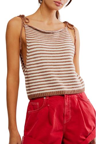 Claire Tank WHITE PRALINE COMBO