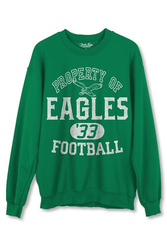 Eagles Property Crew Fleece IRISH GREEN