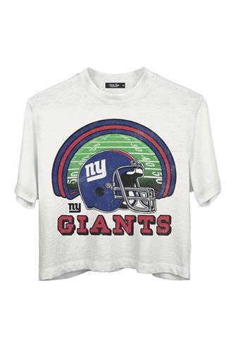Giants Game Time Mini Crop Tee VINTAGE WHITE
