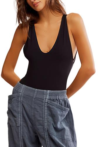 Sydney Halter Bodysuit BLACK