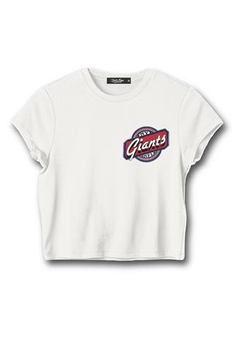 Giants Cheers Baby Tee VINTAGE WHITE