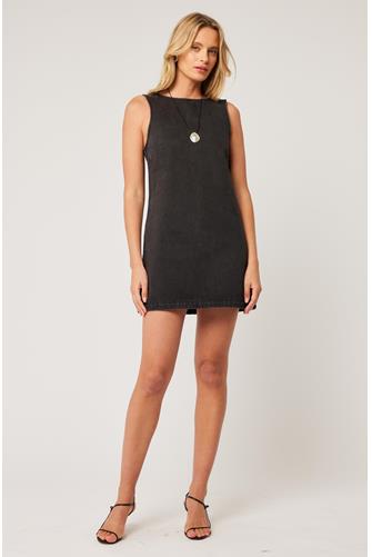 Shift Dress STONED BLACK