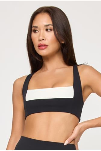 Uppercut Contrast Bralette BLACK/CREAM