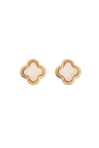 Mini Clover Stud gold