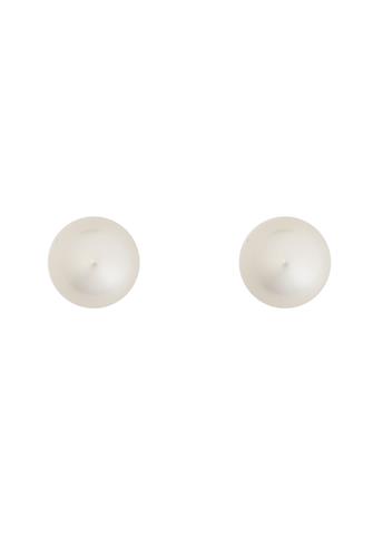 7mm Round Faux Pearl Stud GOLD