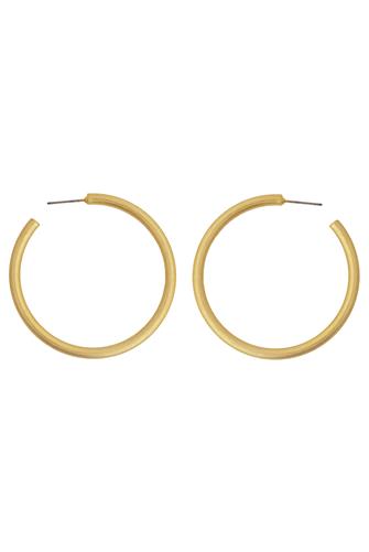 Vintage Champagne Gold Hoop Earrings CHAMPAGNE VINTAGE GOLD