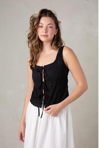 Kyla Corset Top BLACK