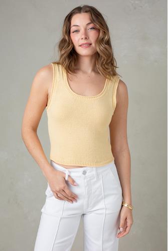 Ruby Sweater Tank DUSTY YELLOW