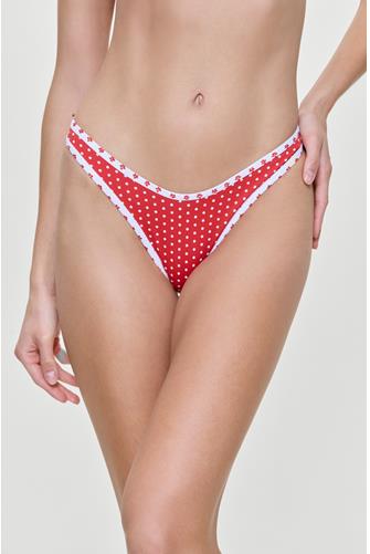 Red Polka Dot Print Dove Bottom RED POLKA DOT PRINT