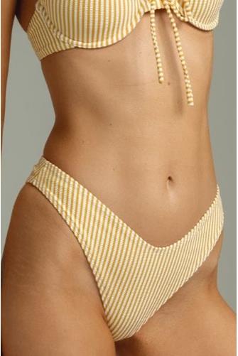 Canary Stripe Lulu Bottom CANARY STRIPE