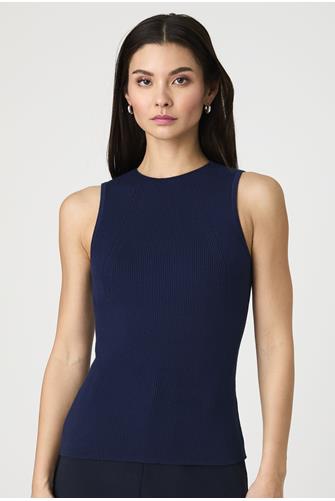 Mozza Rib Tank Top MIDNIGHT BLUE