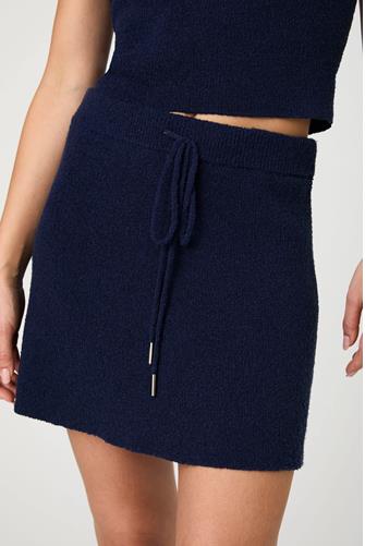 Terry Spun Mini Skirt MIDNIGHT BLUE