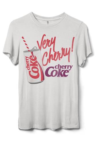 Very Cherry Coke Vintage White