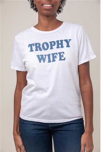 Trophy Wife Tee White