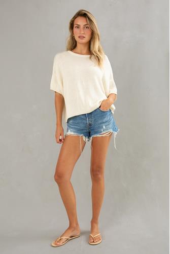 Lola Sweater Top IVORY