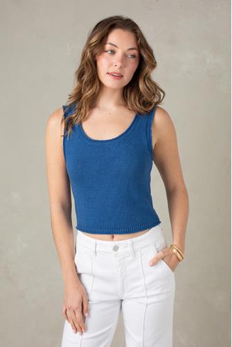 Ruby Sweater Tank CLASSIC BLUE