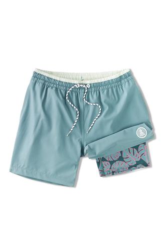 The Tealbeakers 5.5 In Lined Swim Trunk OPEN GREEN