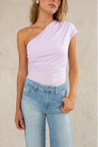 One Shoulder Tee LAVENDER