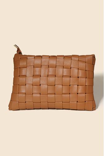 Woven Crossbody BROWN