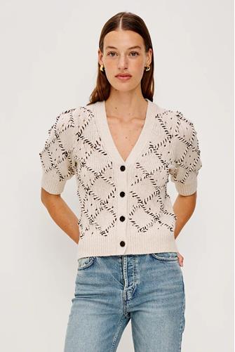 Isla Short Sleeve Cardigan OAT