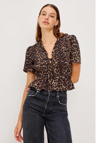 Portia Short Sleeve Cheetah BROWN NALA