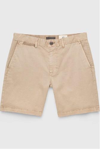 Andrew Stretch Twill Short CHINCHILLA