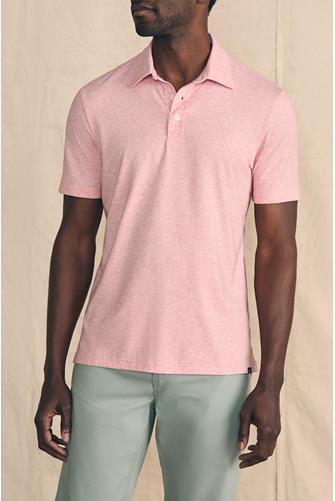 Short-Sleeve Movement Polo Shirt SUN BEAM HEATHER