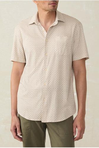 Short-Sleeve Hermosa Shirt ISLAND SAND FISHSCALE