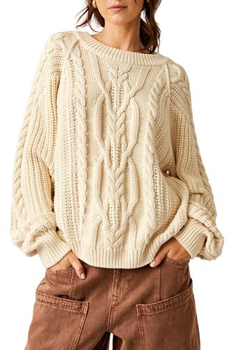 Frankie Cable Sweater BUTTERCREAM