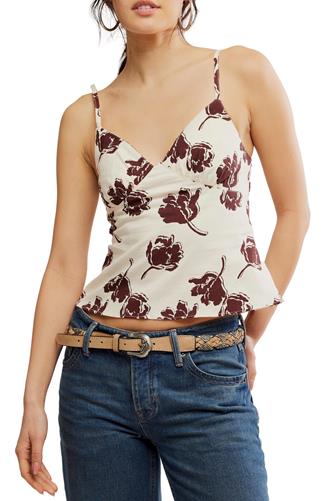 Susie Printed Top BITTERSWEET COMBO