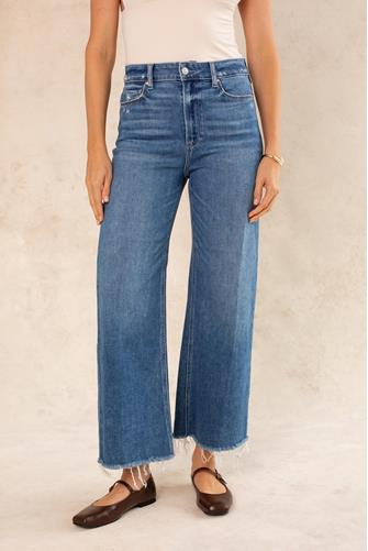 PAIGE X GEORGIE Anessa with Raw Hem in Rock Show Distressed ROEHAMPTON DISTRESSED