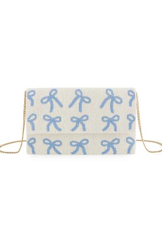 April Beaded Bow Bag MULTI