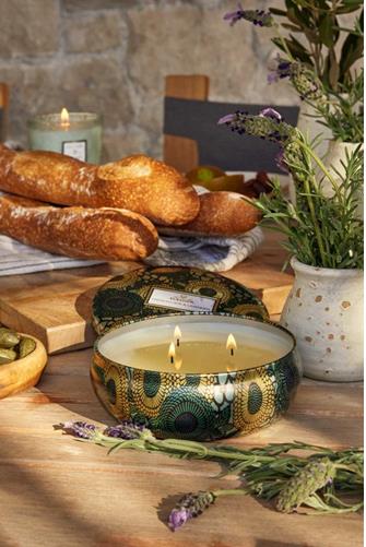 French Cade Lavender 3 Wick Tin FRENCH CADE LAVENDAR