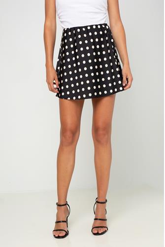 Dotty Mini Skirt BLACK MULTI