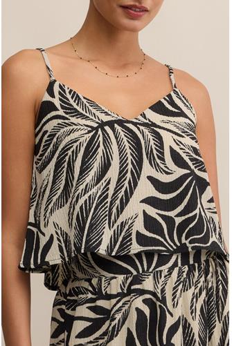 Nolan Isla Leaf Top BLACK