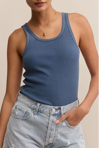 Classic Scoop Tank VINTAGE INDIGO